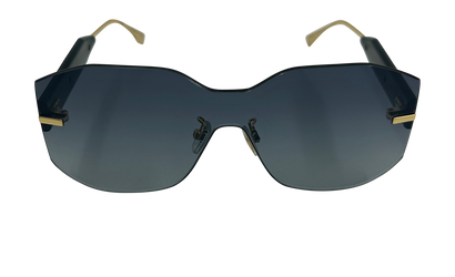 Fendi Gafa de Sol, 300&euro;, Accesorios, Azul, Tafetán - Acetato, Vista frontal